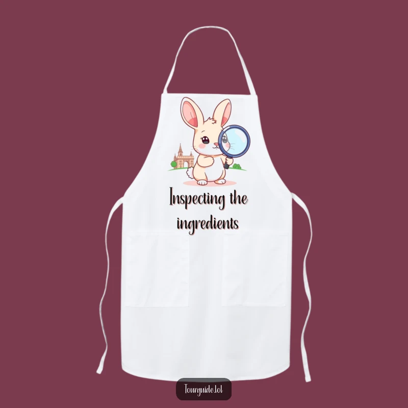 Funny Rabbit Apron: Inspect Your Meal Prep with Hilarious Detail