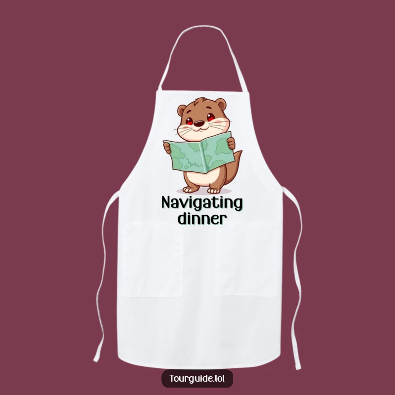 Funny Otter Apron: Kitchen Expedition Fun, Your Ideal Humorous Gift