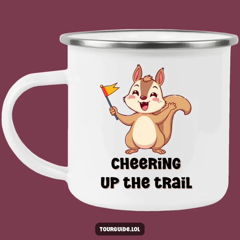 Funny Squirrel Camping Mug: Sip Your Enthusiasm with Hilarious Cheer