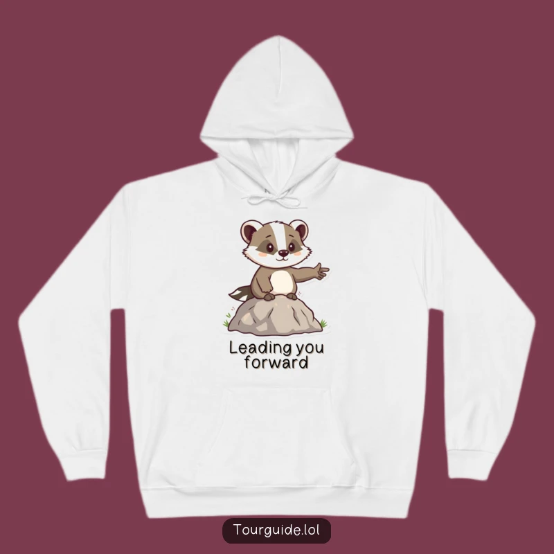 Funny Badger Leader Hoodie: Cozy Resolve, Your Perfect Humorous Gift