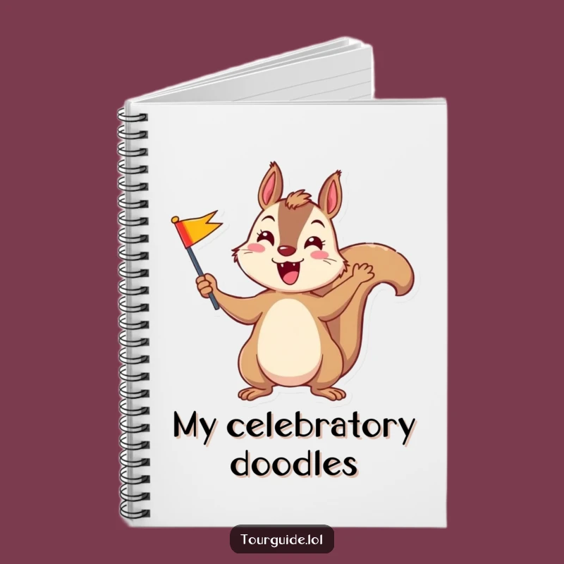 Funny Squirrel Notebook: Jot Down Ideas with Hilarious Enthusiasm
