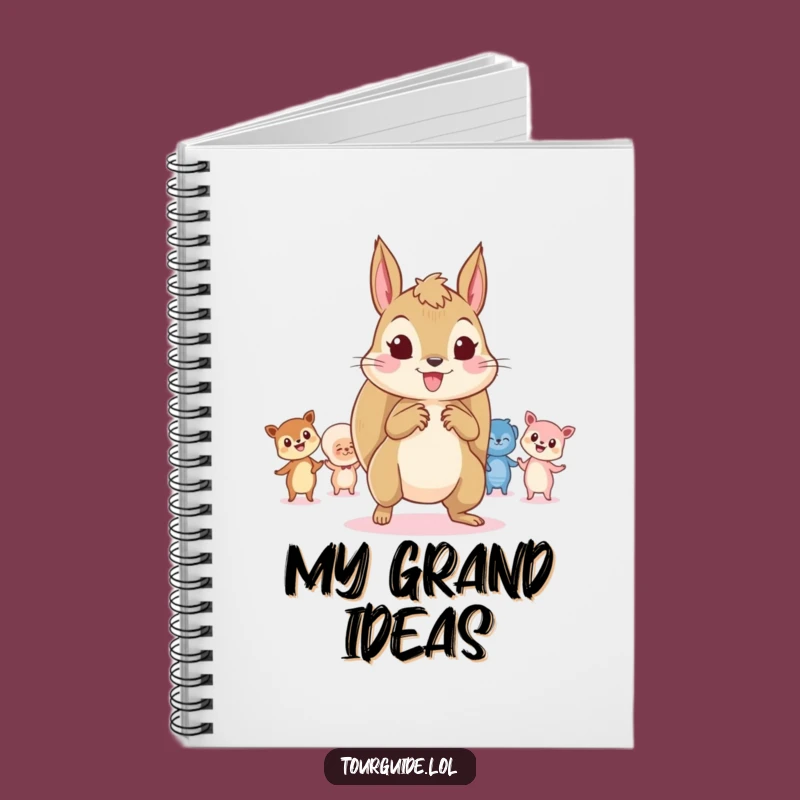 Funny Squirrel Leader Notebook: Plan Your Lead, Perfect Humorous Journal