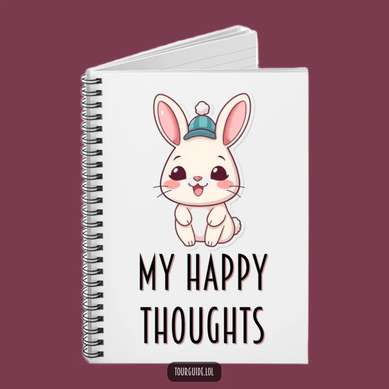 Funny Rabbit Hat Notebook: Cheerful Notes, Perfect Humorous Journal