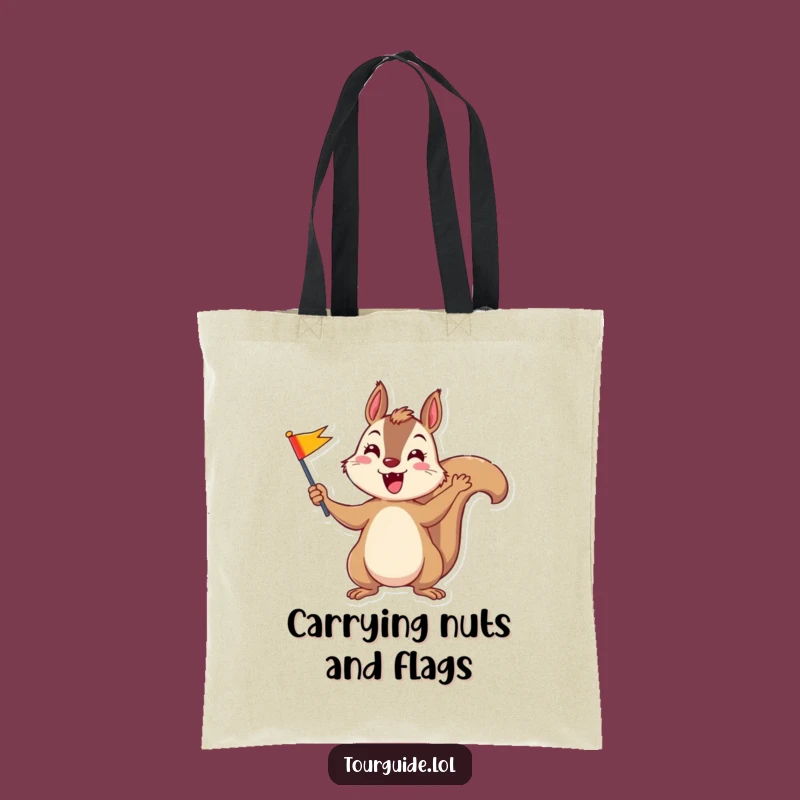 Funny Squirrel Tote Bag: Carry Your Enthusiasm with Hilarious Style