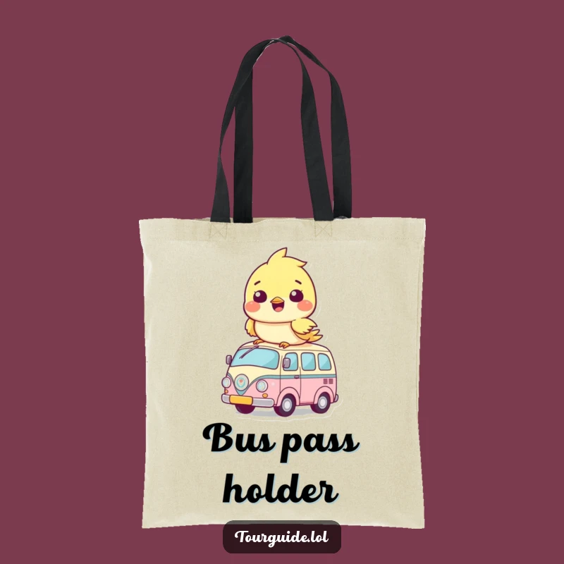 Funny Bird Bus Cub Tote Bag: Carry Your Essentials with Cute Charm